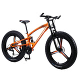 Cambio de velocidad de la bicicleta de grasa Bicicleta de montaña de fondo, neumáticos súper anchos 4.0, bicicleta de arena y nieve, bicicleta de estudiante masculino y femenino