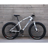 Cambio de velocidad de la bicicleta de grasa Bicicleta de montaña de fondo, neumáticos súper anchos 4.0, bicicleta de arena y nieve, bicicleta de estudiante masculino y femenino