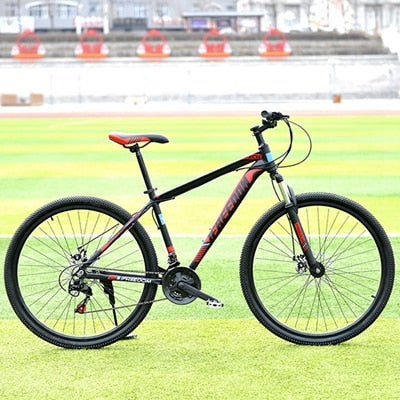 Love Freedom de Alta Calidad de 29 Pulgadas Bicicleta de Montaña 21/24 Velocidad Marco de Aluminio Delantero y Trasero Freno de Disco Mecánico