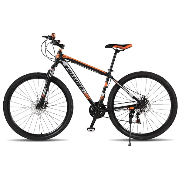 Love Freedom de Alta Calidad de 29 Pulgadas Bicicleta de Montaña 21/24 Velocidad Marco de Aluminio Delantero y Trasero Freno de Disco Mecánico