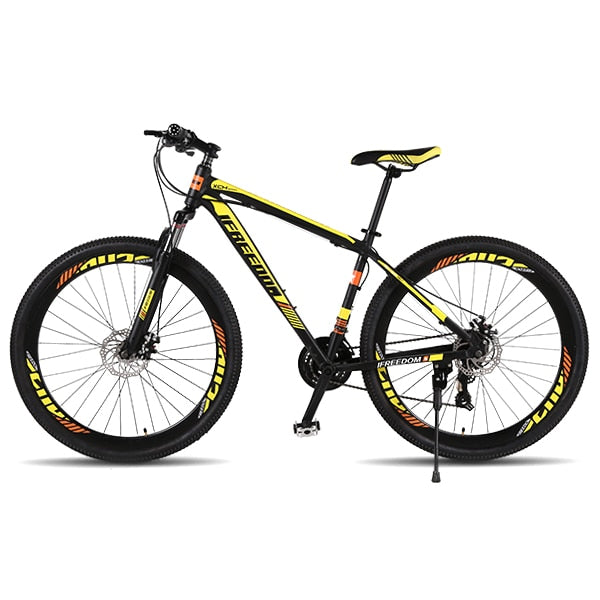 Love Freedom de Alta Calidad de 29 Pulgadas Bicicleta de Montaña 21/24 Velocidad Marco de Aluminio Delantero y Trasero Freno de Disco Mecánico