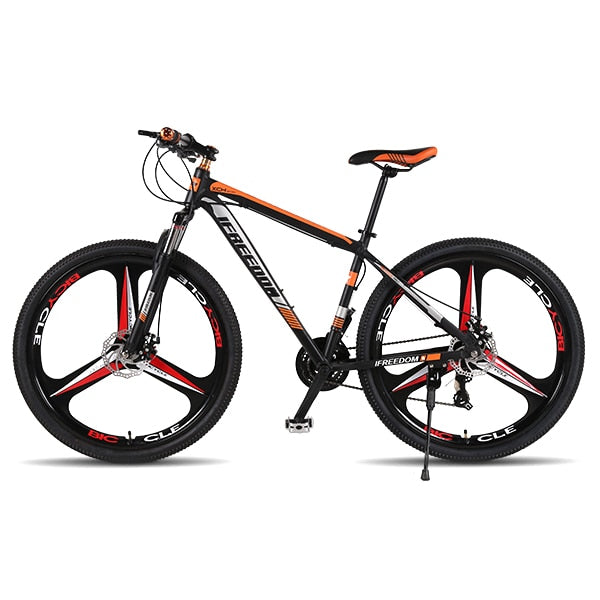 Love Freedom de Alta Calidad de 29 Pulgadas Bicicleta de Montaña 21/24 Velocidad Marco de Aluminio Delantero y Trasero Freno de Disco Mecánico