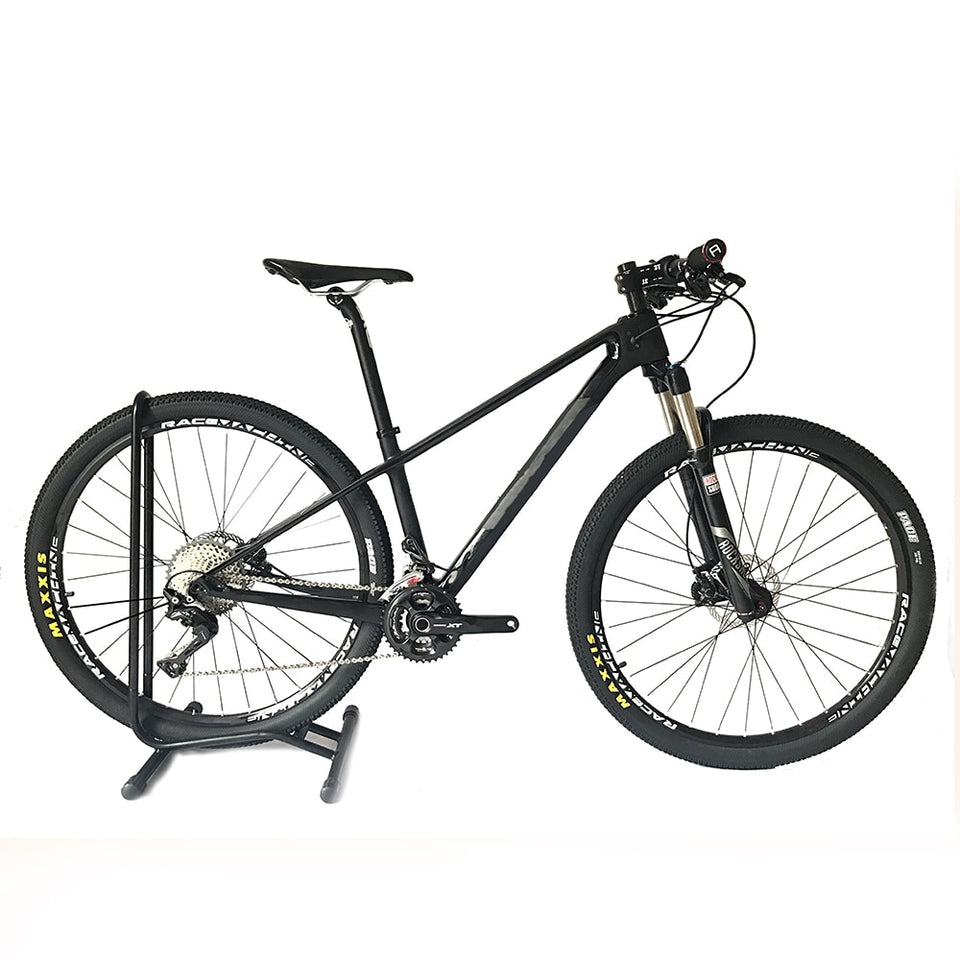 2018 Mountain Mtb bicicleta de fibra de carbono bicicleta completa bicicleta BICICLETTA grupo de bicicletas M610 XT Suspensión mtb bike SLX