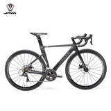 2019 JAVA SILURO Bicicleta de carretera 700C Cuadro de aluminio con horquilla de carbono Freno de disco R3000 18 Velocidad Bicicleta Aero Racing